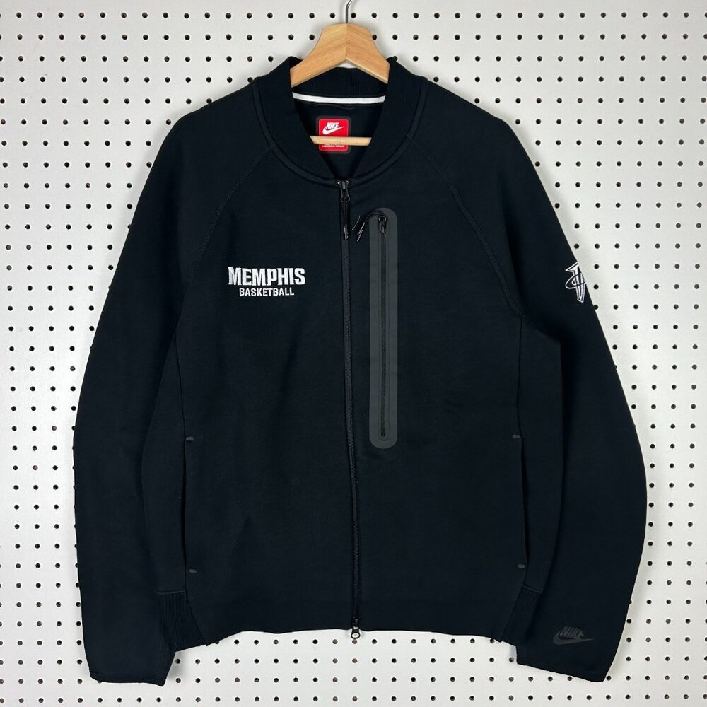 Nike 1 Cent Memphis Tigers Jacket Medium Basketball Full Zip Penny Tech Black‎